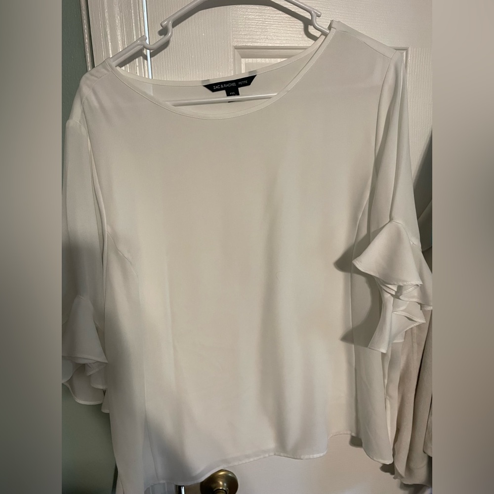 White blouse Petite XL